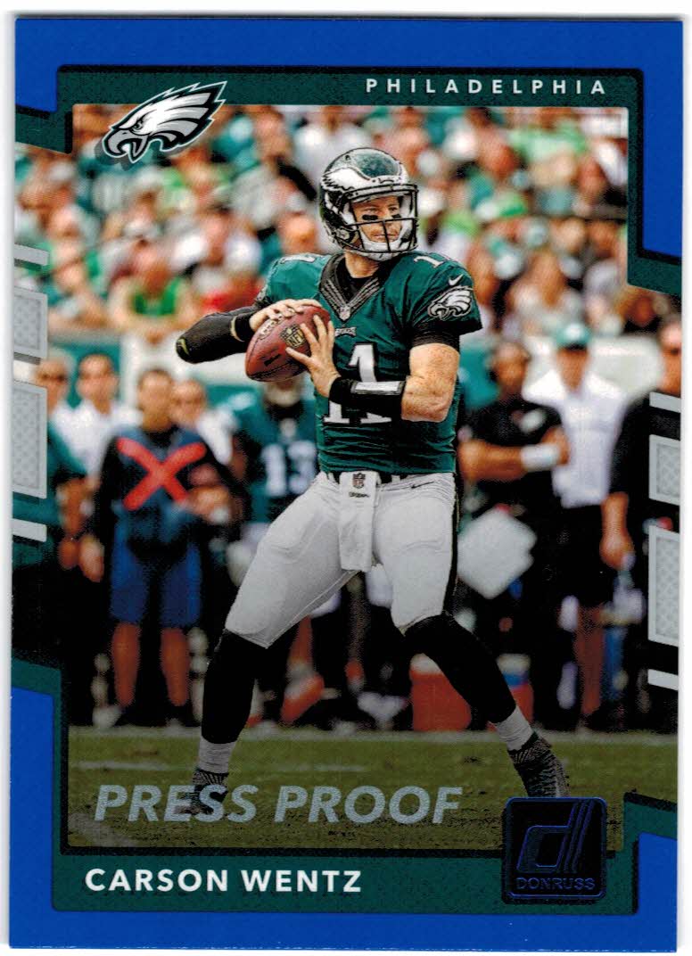 2021 Panini Donruss Football Fletcher Cox BLUE #115 Philadelphia Eagles