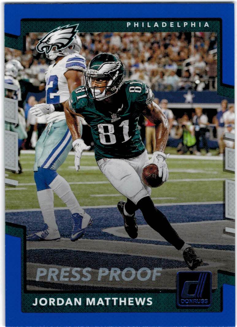 Darren Sproles 2016 Donruss Press Proof Blue #229 - Philadelphia Eagles at  's Sports Collectibles Store