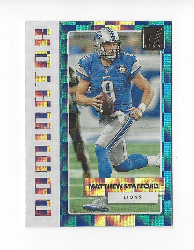 2017 Donruss Dominators #2 Matthew Stafford