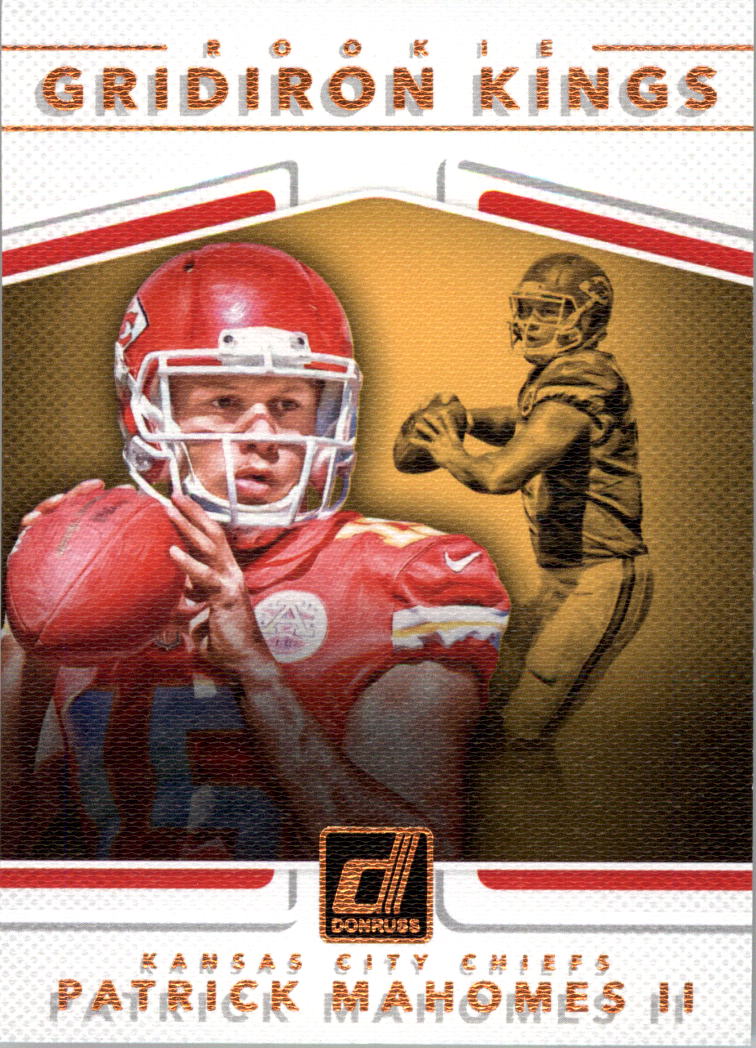 2 Card Lot 2017 Patrick Mahomes Kansas City Chiefs Rookie 