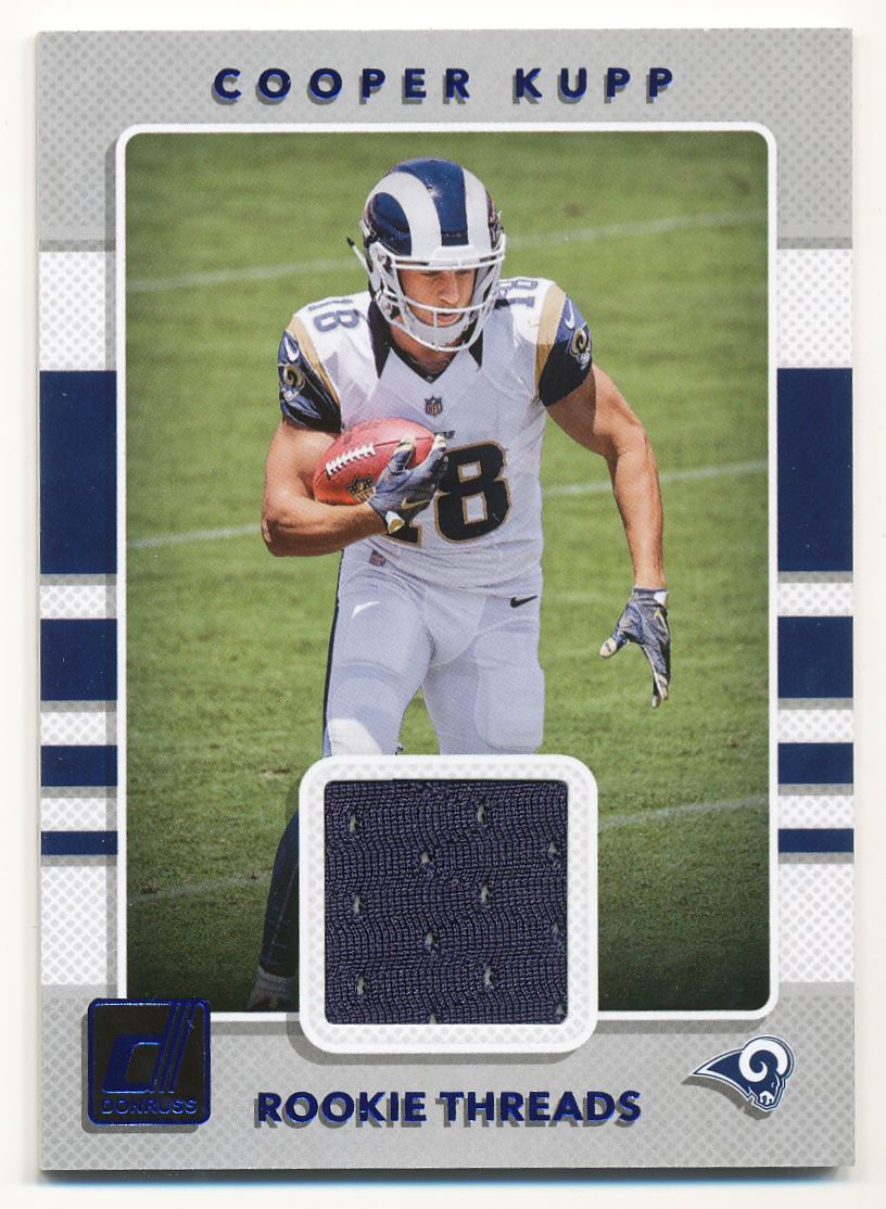 2017 Donruss Rookie Threads Blue #18 Cooper Kupp - NM-MT - Burbank