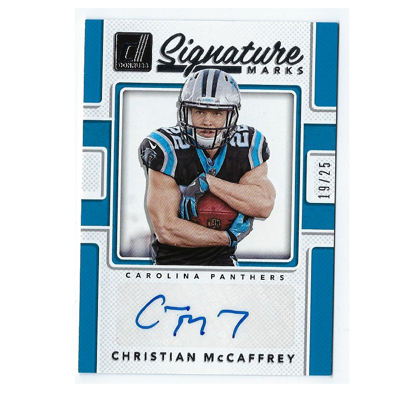 Men's Fanatics Branded Christian McCaffrey Light Blue Carolina