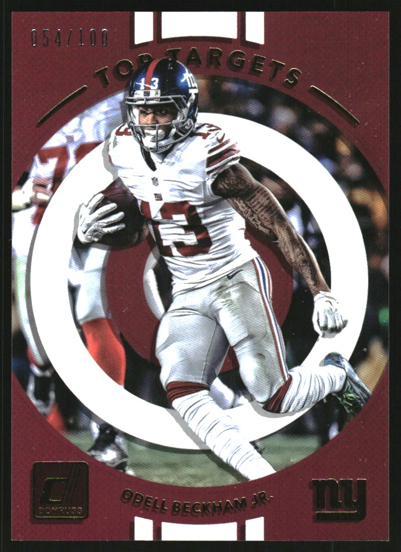 2017 Donruss Top Targets Holo #3 Odell Beckham Jr.