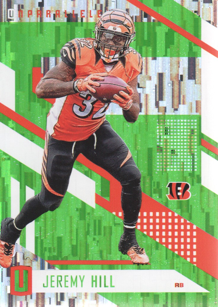2017 Panini Unparalleled Lime Green #39 Jeremy Hill