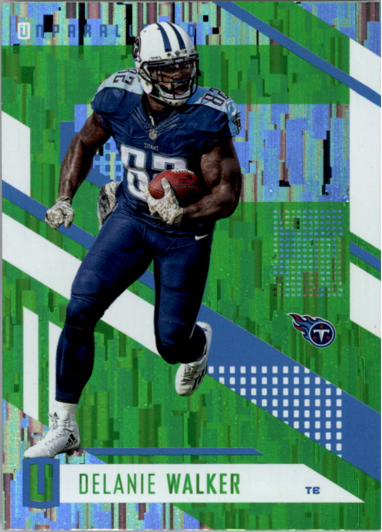 2017 Panini Unparalleled Lime Green #58 Delanie Walker