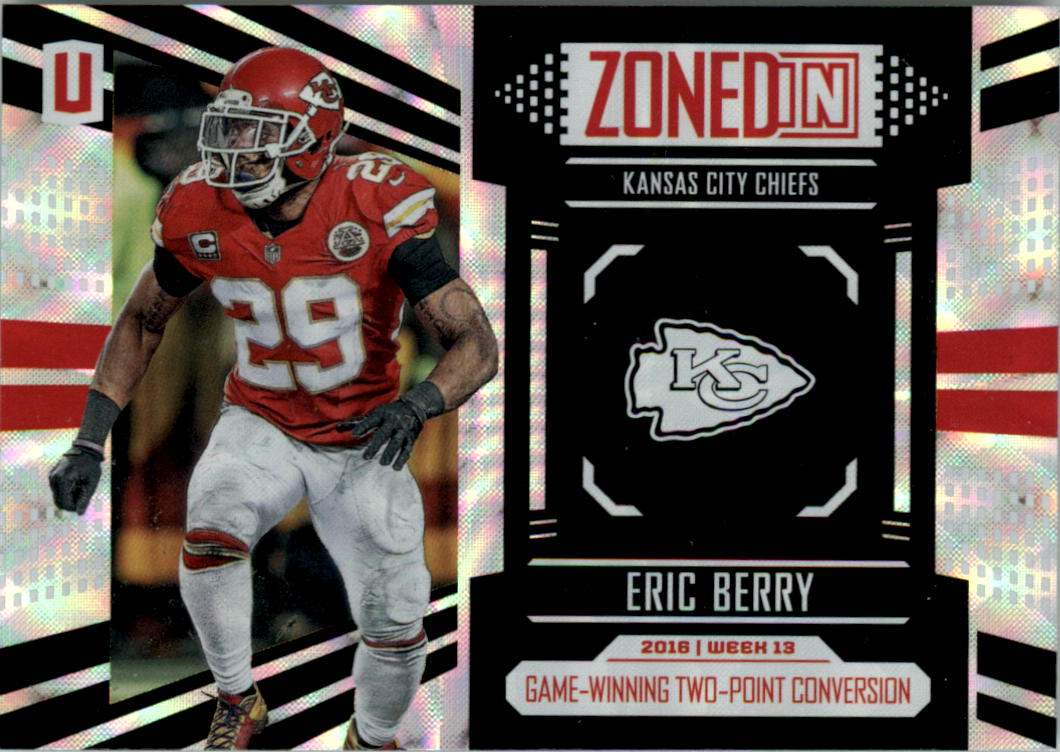 2017 Panini Unparalleled Zoned In #13 Eric Berry
