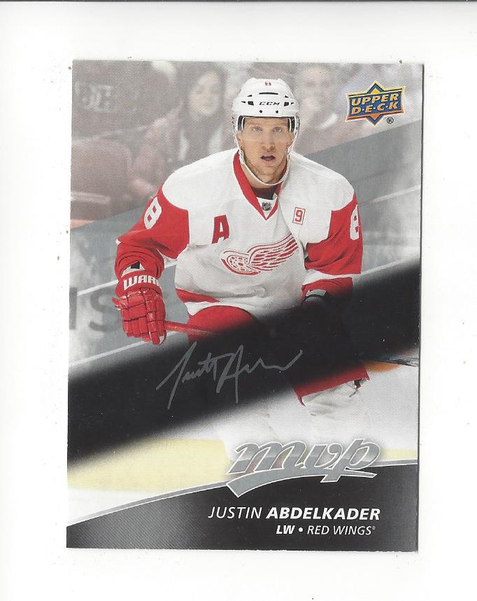 2017-18 Upper Deck MVP Silver Script #53 Justin Abdelkader