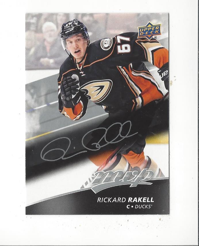 2017-18 Upper Deck MVP Silver Script #54 Rickard Rakell