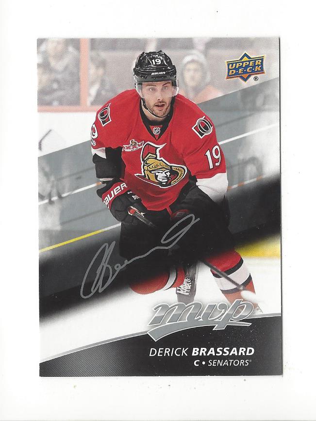 2017-18 Upper Deck MVP Silver Script #116 Derick Brassard