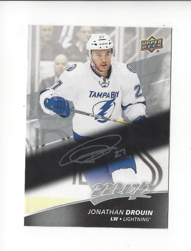 2017-18 Upper Deck MVP Silver Script #136 Jonathan Drouin