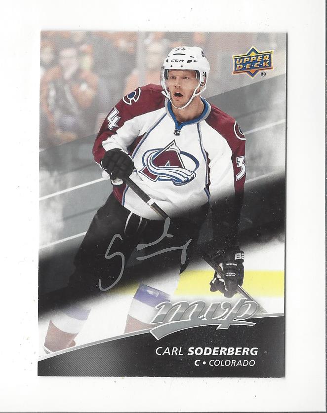 2017-18 Upper Deck MVP Silver Script #143 Carl Soderberg