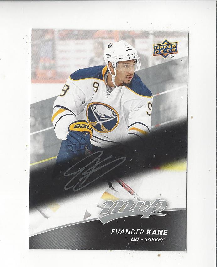 2017-18 Upper Deck MVP Silver Script #177 Evander Kane
