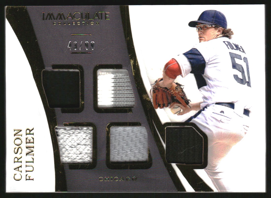 2017 Immaculate Collection Immaculate Material #21 Carson Fulmer/99