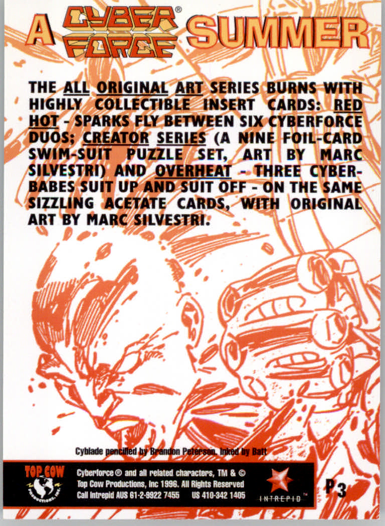 Cyber-Force Summer (1996 Intrepid) Cards - Picture 13 of 25