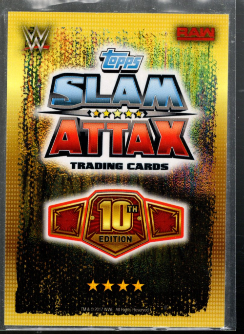 B5599- 2017 Topps WWE Slam Attax 10 Card #s 1-250 -You Pick- 15+ FREE US SHIP