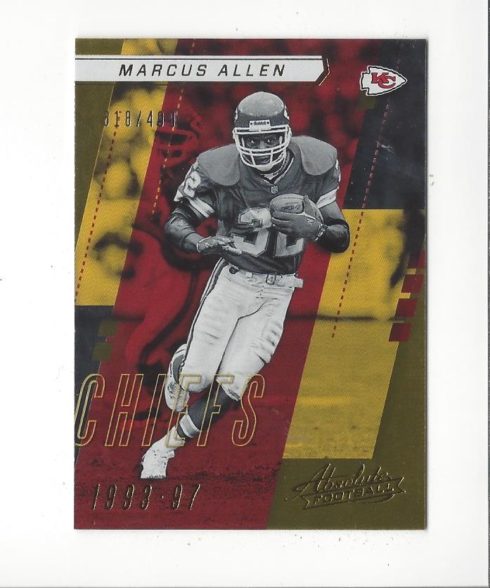 2017 Absolute #130 Marcus Allen