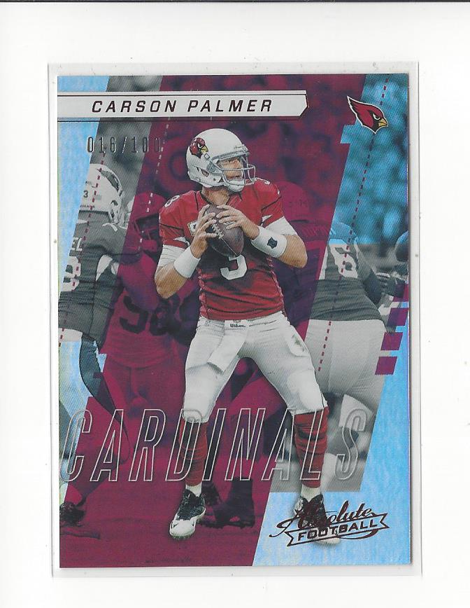 2017 Absolute Spectrum Red #71 Carson Palmer