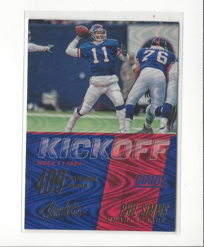 2017 Absolute Kickoff #6 Phil Simms