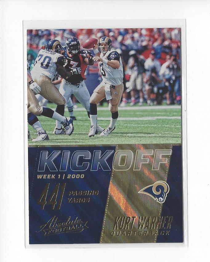 2017 Absolute Kickoff Retail #5 Kurt Warner