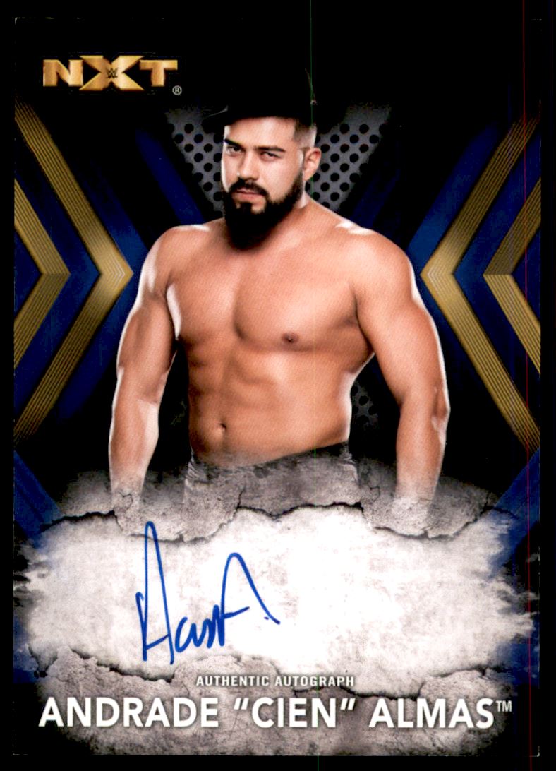 2017 Topps WWE NXT Autographs Blue #RAAC Andrade 