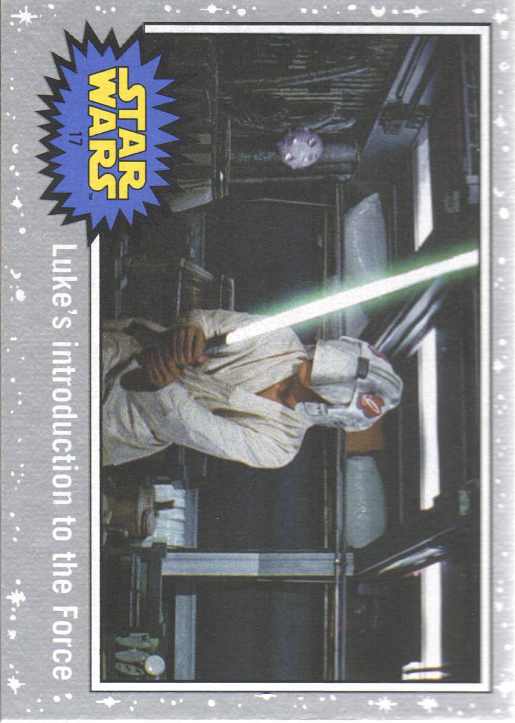 2017 Topps Star Wars Journey To The Last Jedi Silver Starfield #17 Luke ...