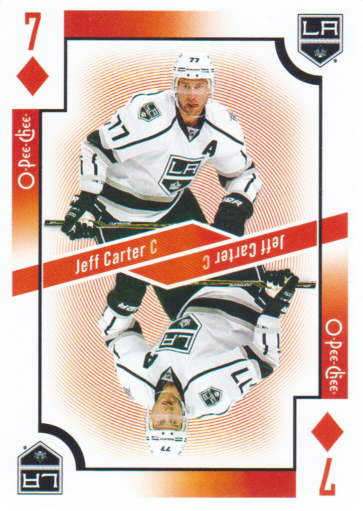 2017-18 O-Pee-Chee Playing Cards #7D Jeff Carter