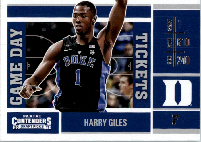 2017-18 Panini Contenders Draft Picks Game Day Tickets #10 Harry Giles