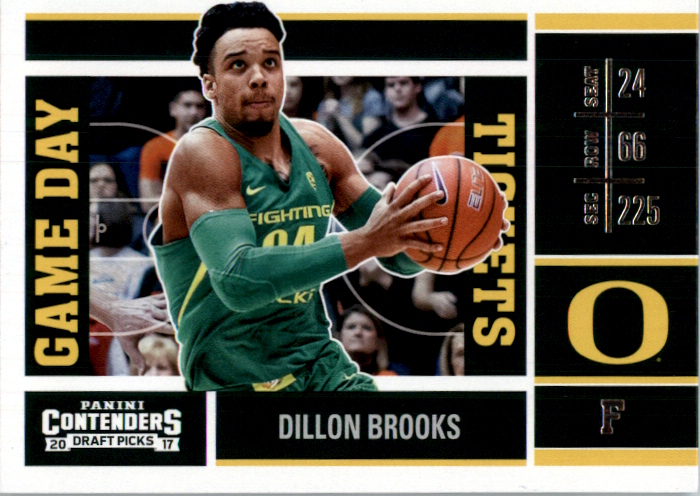 2017-18 Panini Contenders Draft Picks Game Day Tickets #31 Dillon Brooks