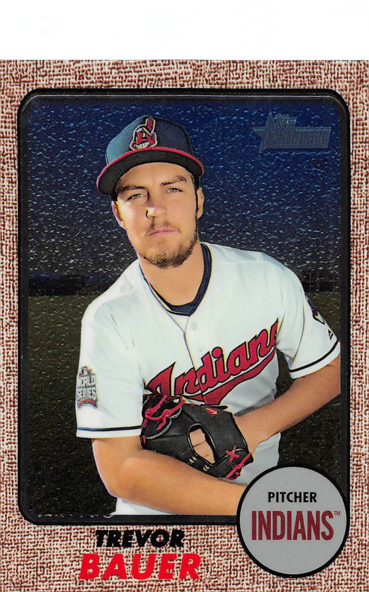 2017 Topps Heritage Chrome #THC715 Trevor Bauer