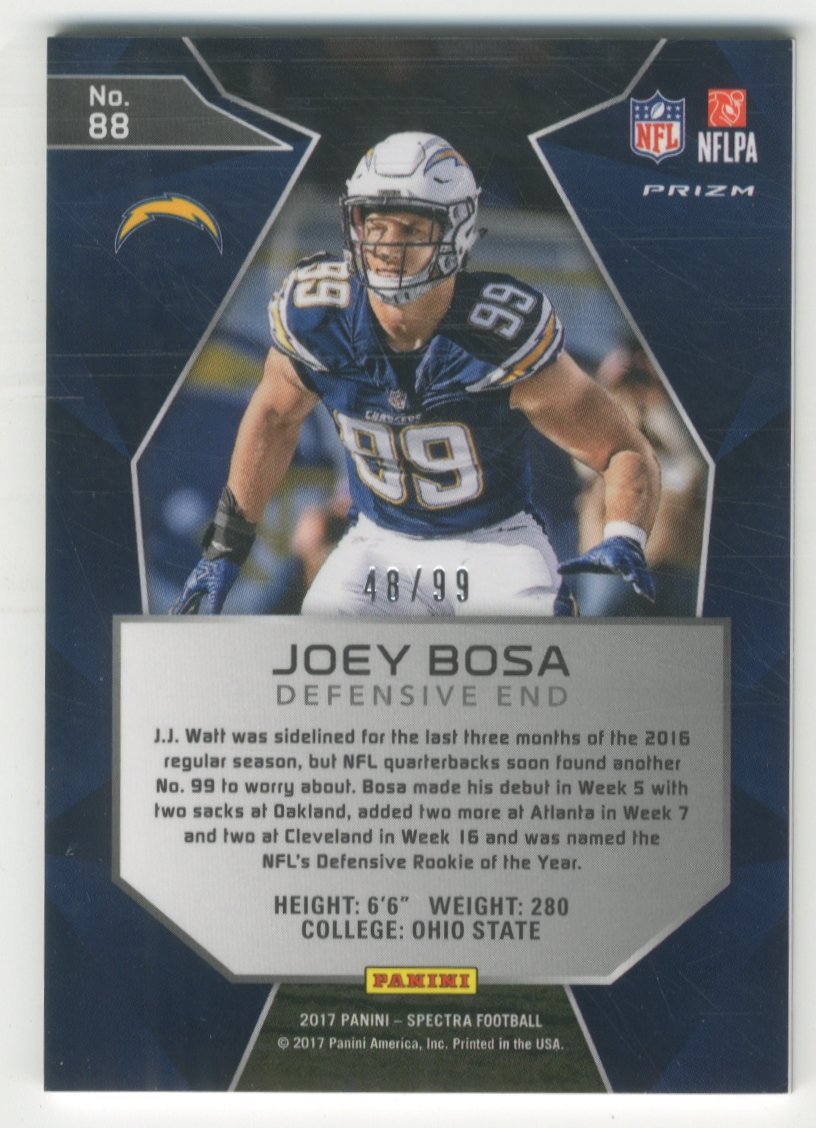 2017 Panini Spectra #88 Joey Bosa