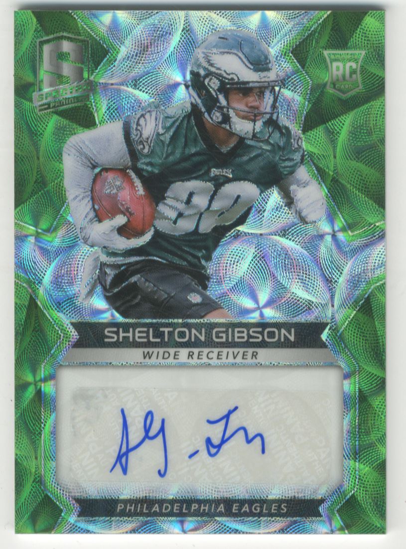 2017 Panini Spectra Neon Green #194 Shelton Gibson AU