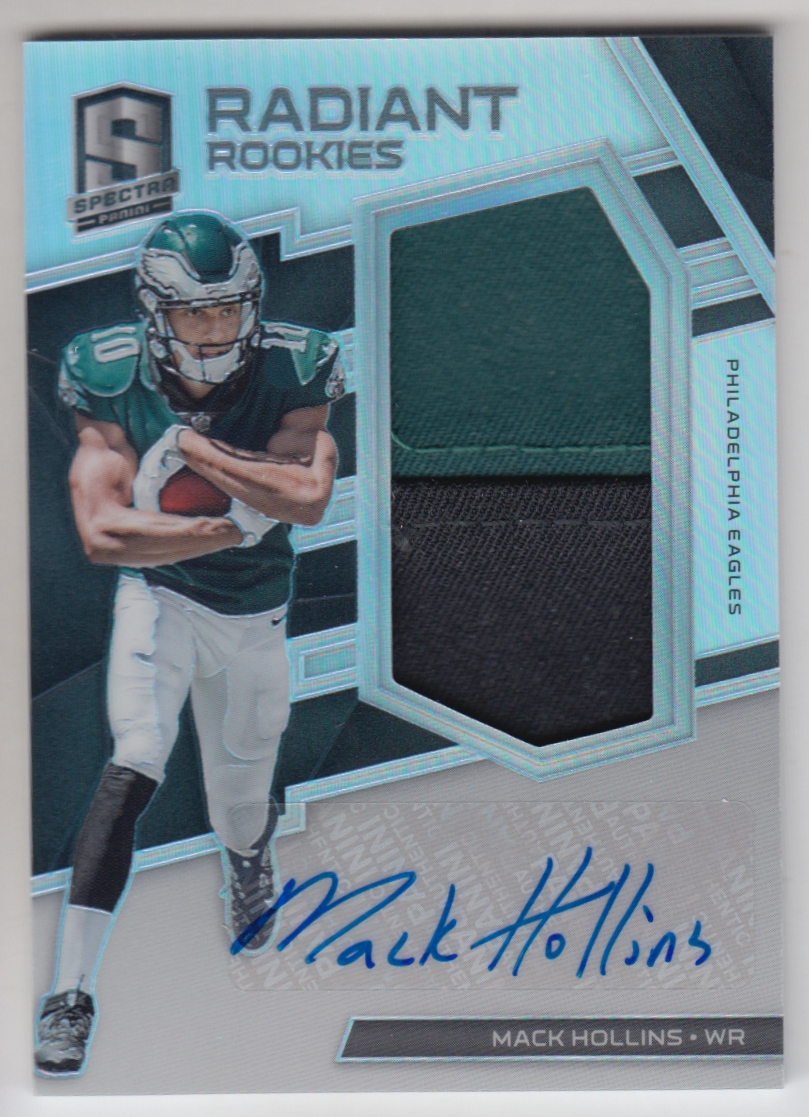 2017 Panini Spectra Radiant Rookie Patch Signatures #20 Mack Hollins/299