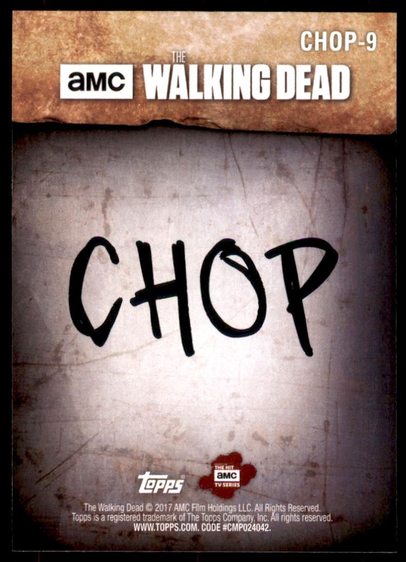 2017 Topps The Walking Dead Season 7 Chop #9 Spencer Monroe
