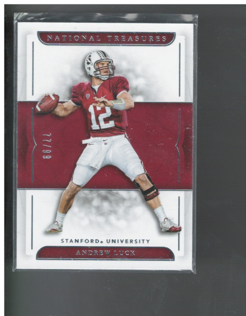 A4155- 2017 Panini National Treasures Collegiate FB -You Pick- 15+ FREE US SHIP - Picture 2 of 3