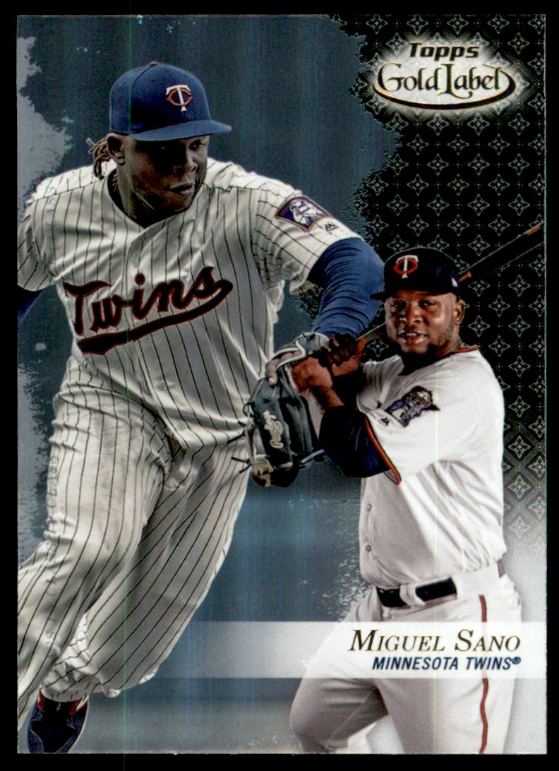 2017 Topps Gold Label Class 1 Black #39 Miguel Sano