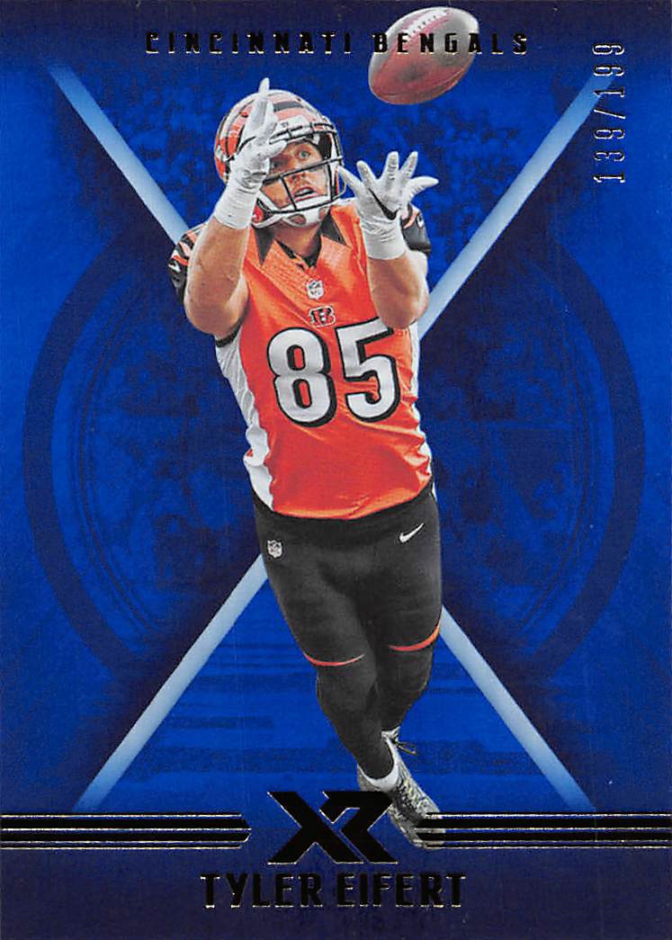 2017 Panini XR Blue #23 Tyler Eifert
