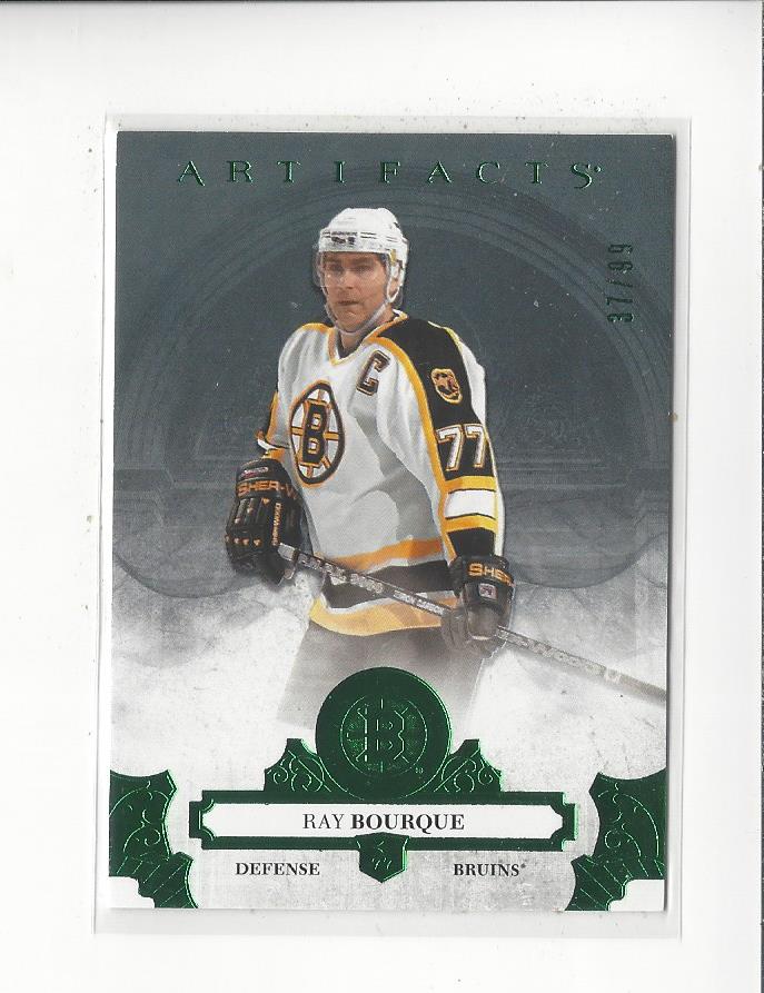 2017-18 Artifacts Emerald #160 Ray Bourque LEG