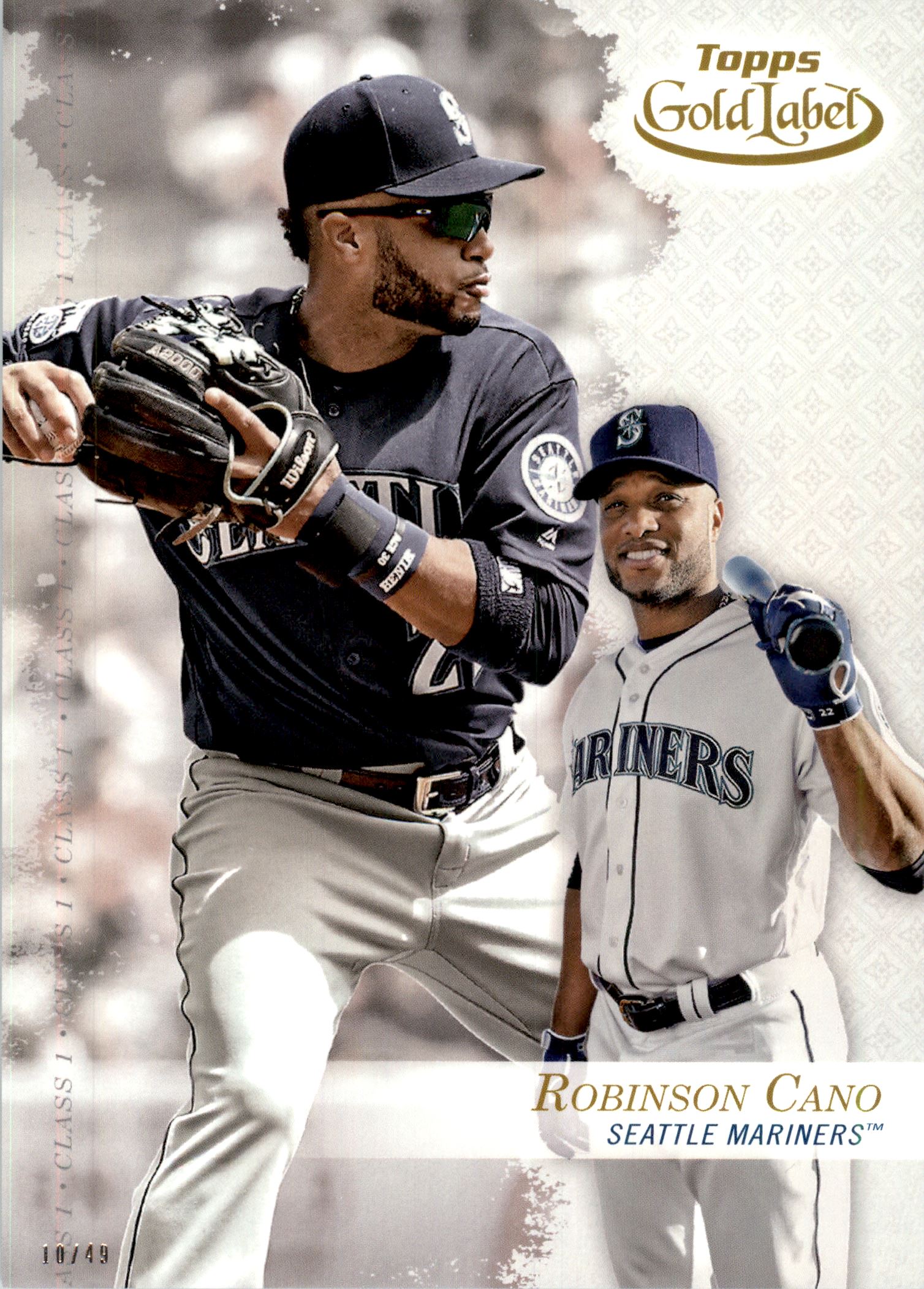 2017 Topps Gold Label 5x7 Class 1 #16 Robinson Cano