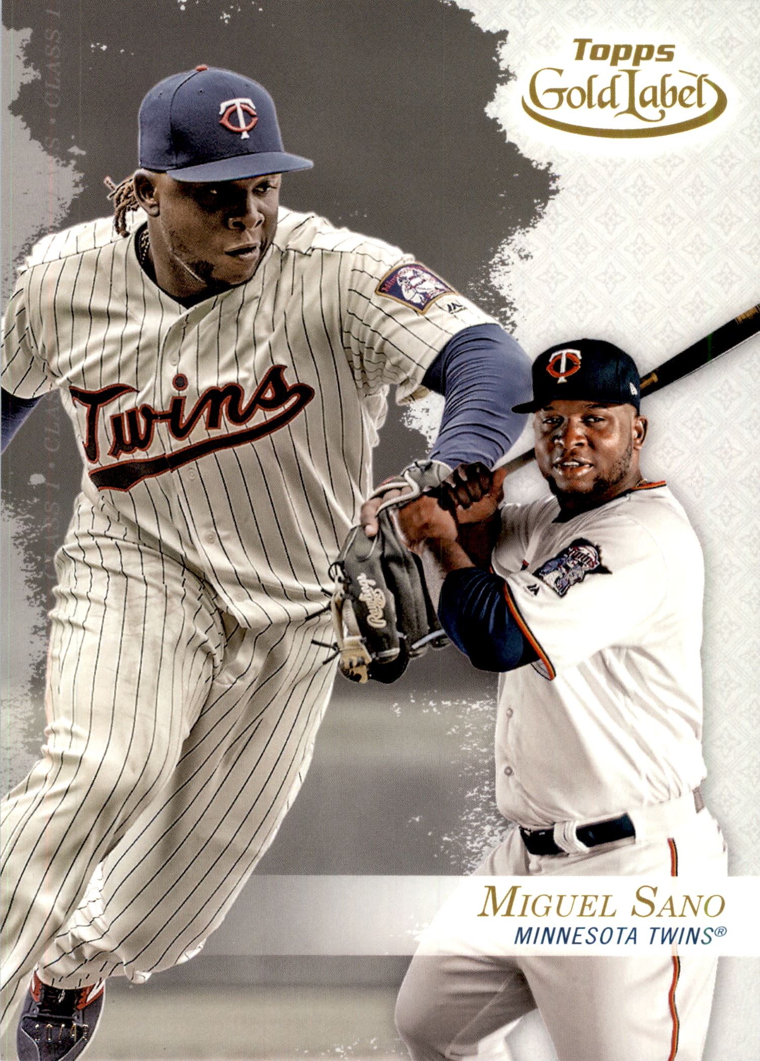 2017 Topps Gold Label 5x7 Class 1 #39 Miguel Sano