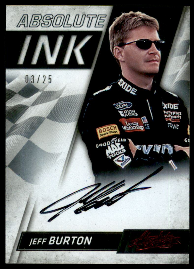 2017 Absolute Absolute Ink Spectrum Red #15 Jeff Burton/25