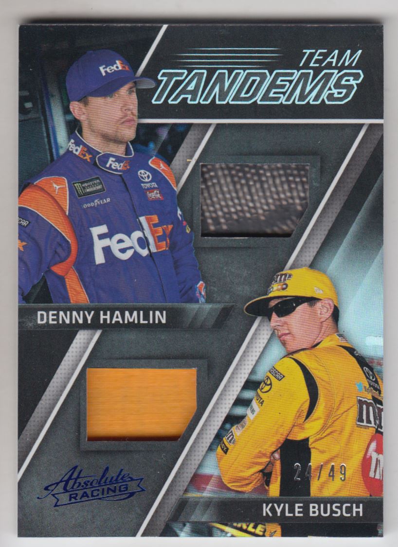 2017 Absolute Team Tandems Spectrum Blue #5 Denny Hamlin/Kyle Busch