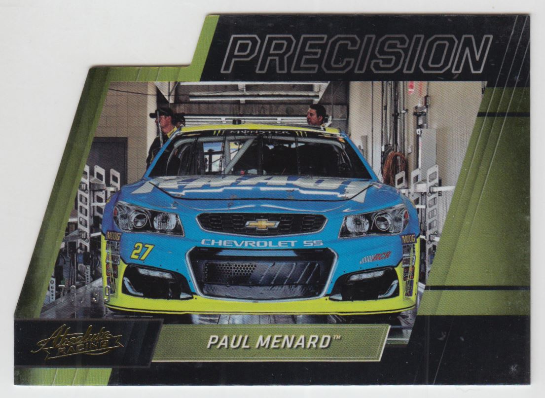 2017 Absolute Absolute Precision Spectrum Gold #12 Paul Menard