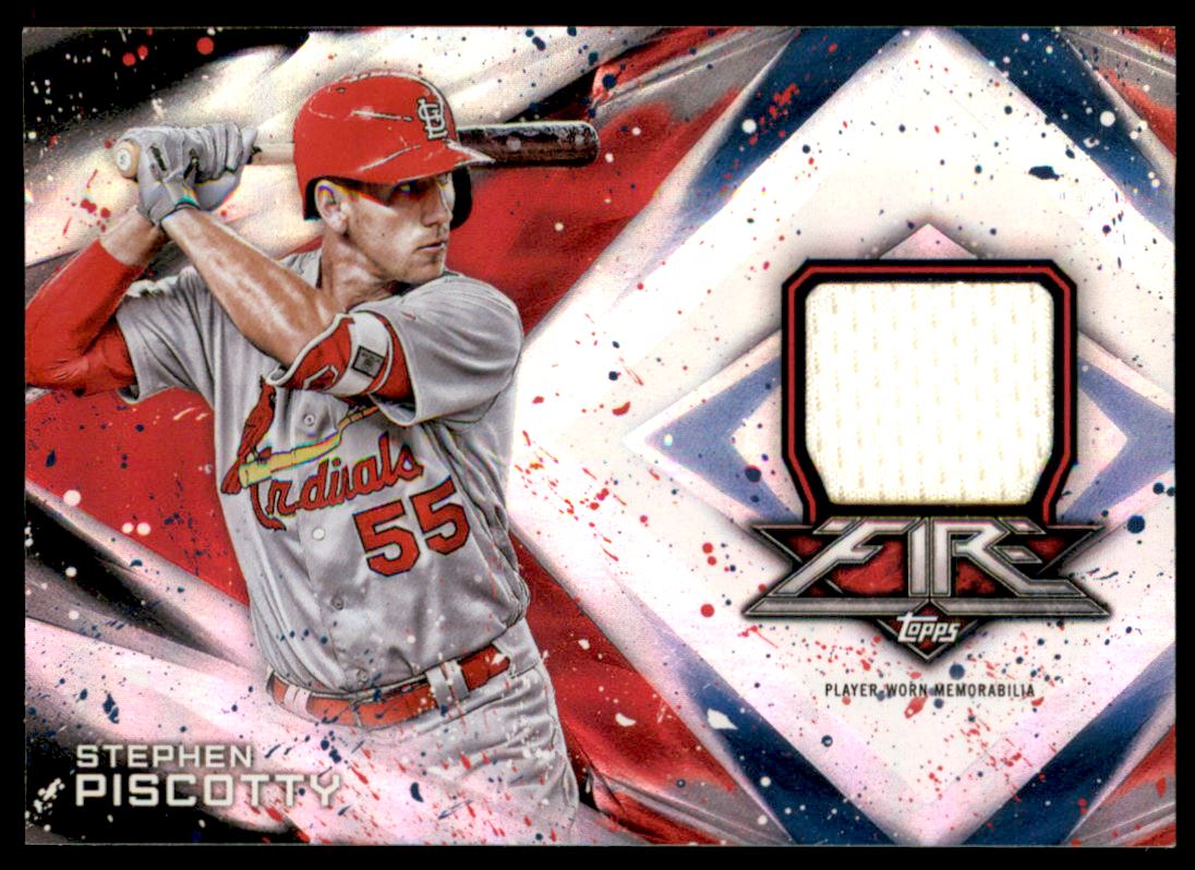 2017 Topps Fire Relics #FRSP Stephen Piscotty