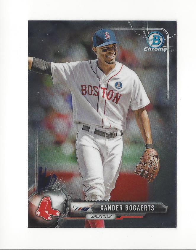 2017 Bowman Chrome #26 Xander Bogaerts