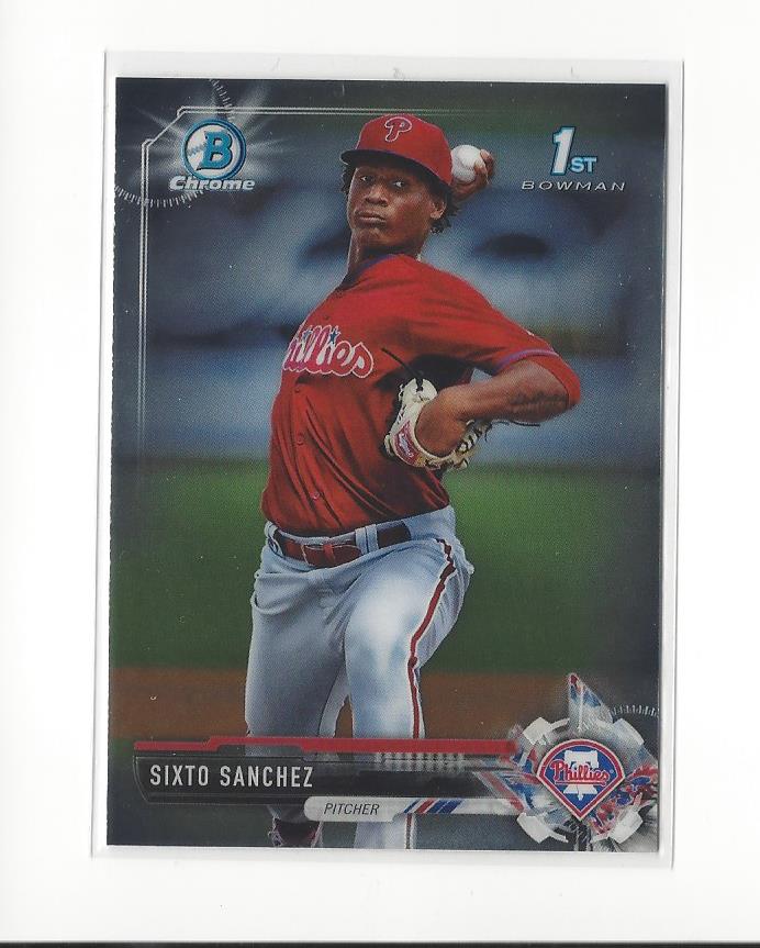2017 Bowman Chrome Prospects #BCP210 Sixto Sanchez