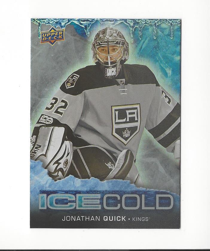 2017-18 Upper Deck Overtime Ice Cold #IC5 Jonathan Quick