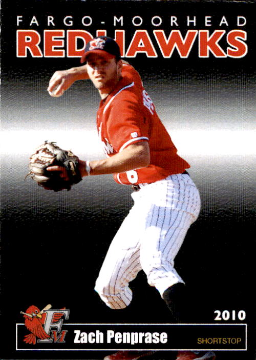 2010 Fargo-Moorhead RedHawks Team Issue #18 Zach Penprase