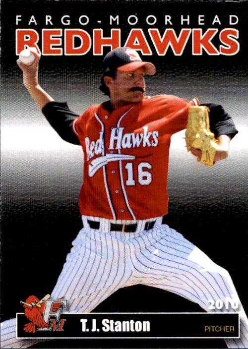 2010 Fargo-Moorhead RedHawks Team Issue #25 T.J. Stanton
