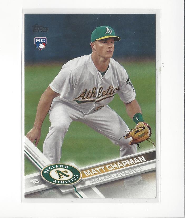 2017 Topps Update #US4 Matt Chapman RC