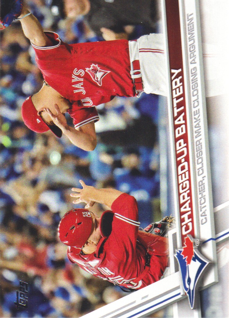 2017 Topps Update #US57 Charged-Up Battery/Roberto Osuna/Russell Martin